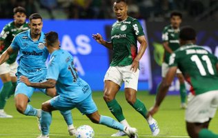 Palmeiras e Santos empatam no Allianz em jogo emocionante