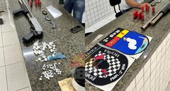 Polícia apreende arma calibre .12 e drogas em casa abandonada no litoral do Piauí