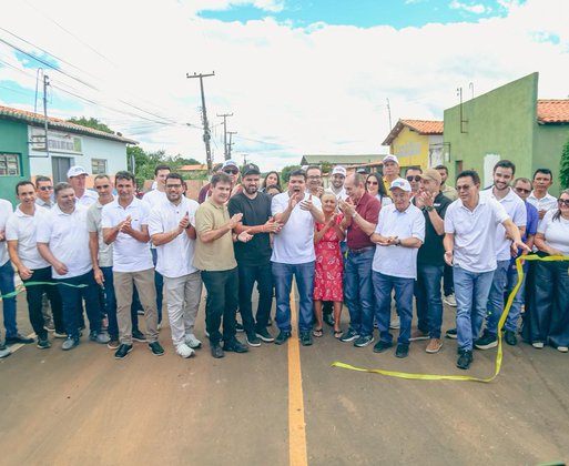 Rafael Fonteles inaugura obras de asfaltamento e anuncia novos investimentos em infraestrutura em Lagoa do Sítio