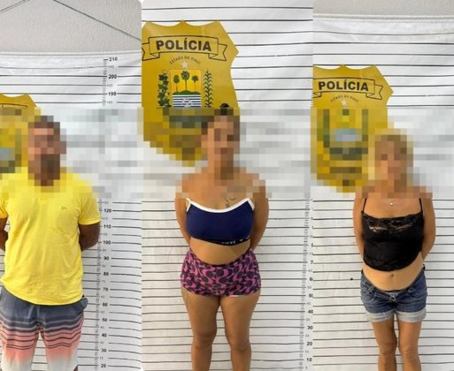 Três suspeitos são presos em casa abandonada usada para tráfico de drogas em Parnaíba (PI)