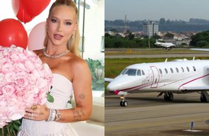 Virginia repagina jatinho milionário, mas mantém adesivo de Zé Felipe; veja fotos
