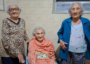 316 anos: três brasileiras formam o trio de irmãs mais velhas do mundo