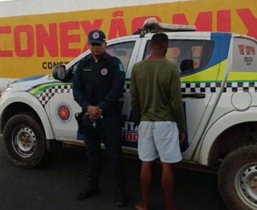 Homem é preso por suspeita de agredir e ameaçar com facão vizinha de 08 anos