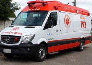 Ilustração, Samu, 192, ambulância