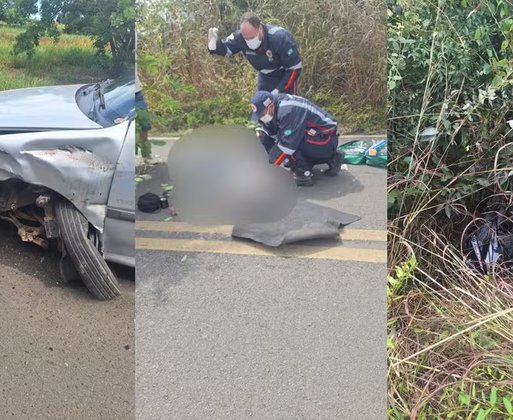 Motociclista morre após acidente com carro na PI-236; vítima teve pé esmagado