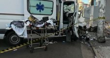 Paciente de 82 anos morre após ambulância bater em poste na Mooca