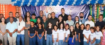 Prefeitura entrega Escola Municipal João Justo reformada durante aniversário da cidade