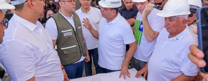 Rafael Fonteles acompanha reforma do hospital estadual, mercado público e autoriza construção de Centro Cultural em São Miguel do Tapuio
