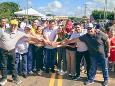 Rafael Fonteles inaugura recuperação da PI-307 (Foto: )