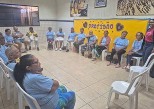 Sasc promove roda de conversa para pessoas idosas assistidas pela LBV em Teresina