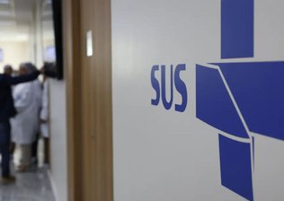 SUS, fachada, ilustração