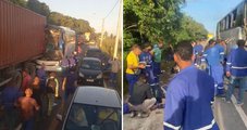 Acidente com ônibus de trabalhadores deixa ao menos 19 feridos