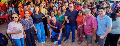 Deputado Georgiano Neto participa dos festejos do povoado Jacaré