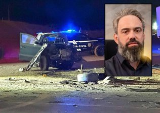 Empresário morre após colisão entre Amarok e carretas na BR-163
