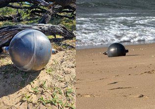 Esferas metálicas aparecem em praia e causam estranheza na Austrália