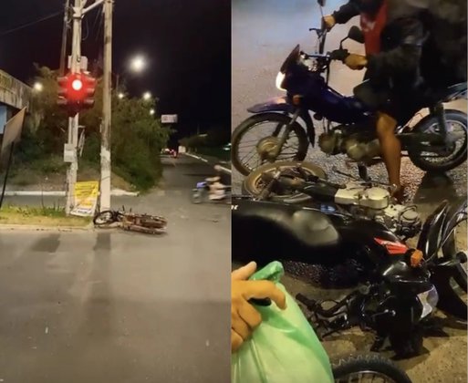 Motocicleta roubada é abandonada após colisão na Zona Sul de Teresina