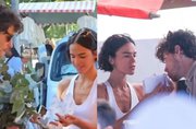 Shawn Mendes é flagrado tomando tomando caldo de cana em feira ao lado do sogros