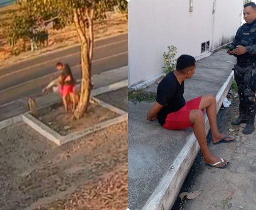 Suspeito é preso após agarrar mulher em Parnaíba