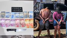 Casal é preso suspeito de roubar farmácia em Picos