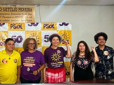 Convenção do PSOL confirma Gisvaldo Oliveira para o Governo e Edilene Pinho como vice (Foto: )