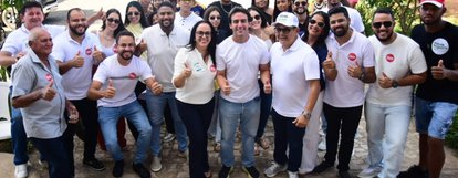 Deputado Flávio Júnior visita Santo Inácio do Piauí com comitiva de Rafael Fonteles