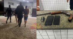 Dois homens são presos com arma artesanal durante abordagem em Parnaíba
