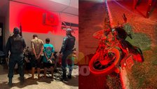 Dupla é detida com cocaína e moto roubada durante abordagem na zona Leste de Teresina