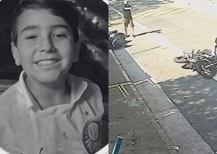 Filho de 10 anos de policial que foi morto em assalto é enterrado