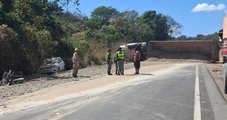 GO-010 é interditada após acidente com ônibus, carreta e carros que deixou 5 mortos