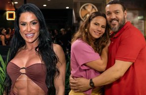 Gracyanne diz que toparia trisal com Belo e Viviane