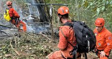 Helicóptero cai em área de mata no Rio e deixa ao menos 4 mortos