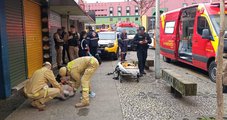 Homem ateia fogo na companheira após agressão e é preso em flagrante na Praça Rui Barbosa, em Curitiba