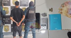 Homem é preso após PM encontrar drogas e munições durante ocorrência de violência doméstica em Esperantina