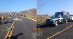 Mulher morre e três ficam feridas após colisão entre duas motocicletas no interior do Piauí
