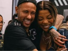 Neymar reage a vídeo de Ludmilla jogando futebol e elogia cantora (Foto: )