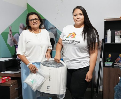 Pio IX amplia atendimento domiciliar com novos concentradores de oxigênio
