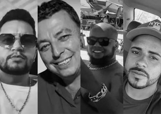 Quatro homens são mortos a tiros durante possível acerto de contas; ex-secretário está entre as vítimas