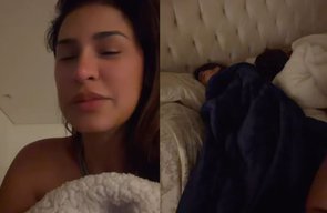 Simone Mendes mostra perrengue após filhos fugirem para sua cama de madrugada
