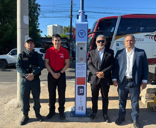 SSP-PI instala novos totens inteligentes com botão de emergência em Teresina