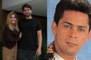 Viúva de Leandro emociona ao posar ao lado do filho e semelhança com o cantor impressiona