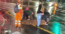 Caixão cai de carro funerário durante transporte na zona leste de São Paulo