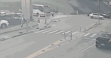 Câmera flagra idoso tentando atravessar avenida correndo antes de ser atropelado em SP