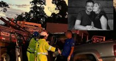 Casal morre e duas pessoas ficam feridas em acidente entre caminhonete e carreta na BR-163