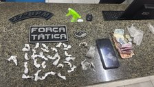 Dois homens são presos com drogas e dinheiro durante ação da PM em Parnaíba