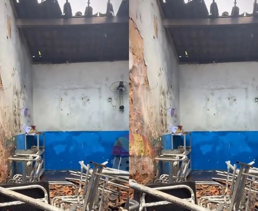 Incêndio atinge sala de aula e derruba parte do teto de escola em município do Piauí