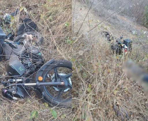 Motociclista morre após perder controle do veículo e cair em barranco na zona rural de Nazária