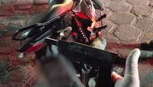 PM recupera moto roubada e prende suspeito com arma caseira em Teresina