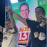 Zé Santana participa de encontro na Zona Sul de Teresina ao lado do vereador Leônidas